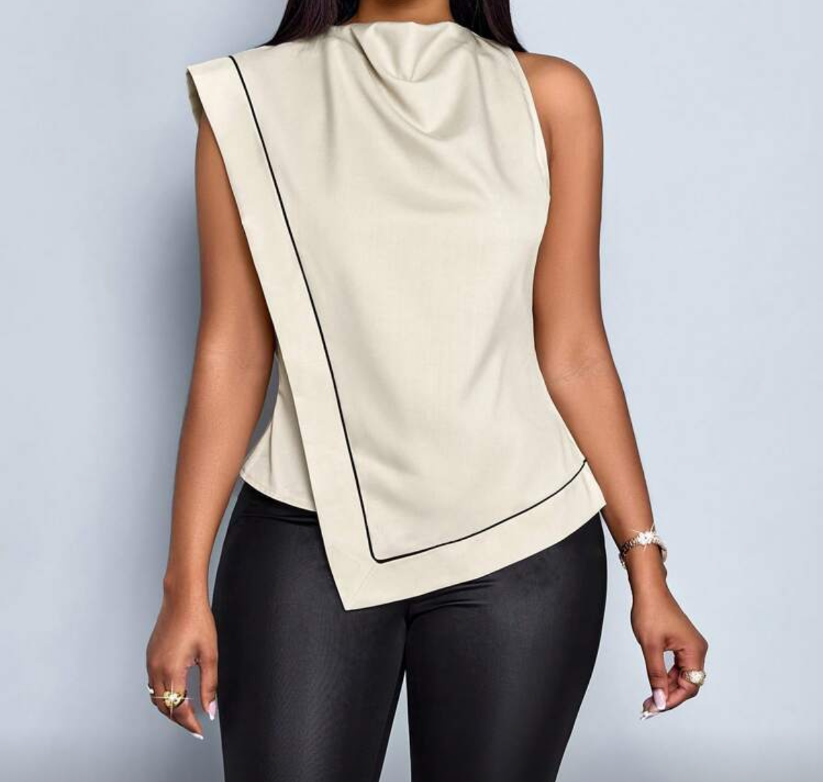 Modern Muse Asymmetric Blouse