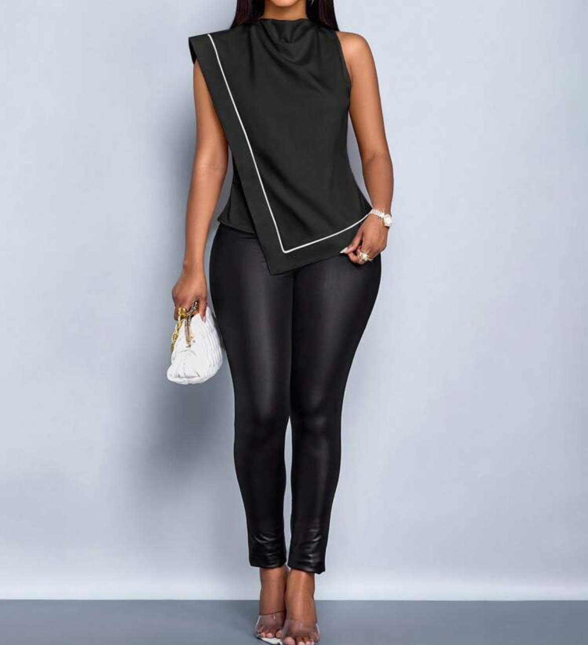 Modern Muse Asymmetric Blouse