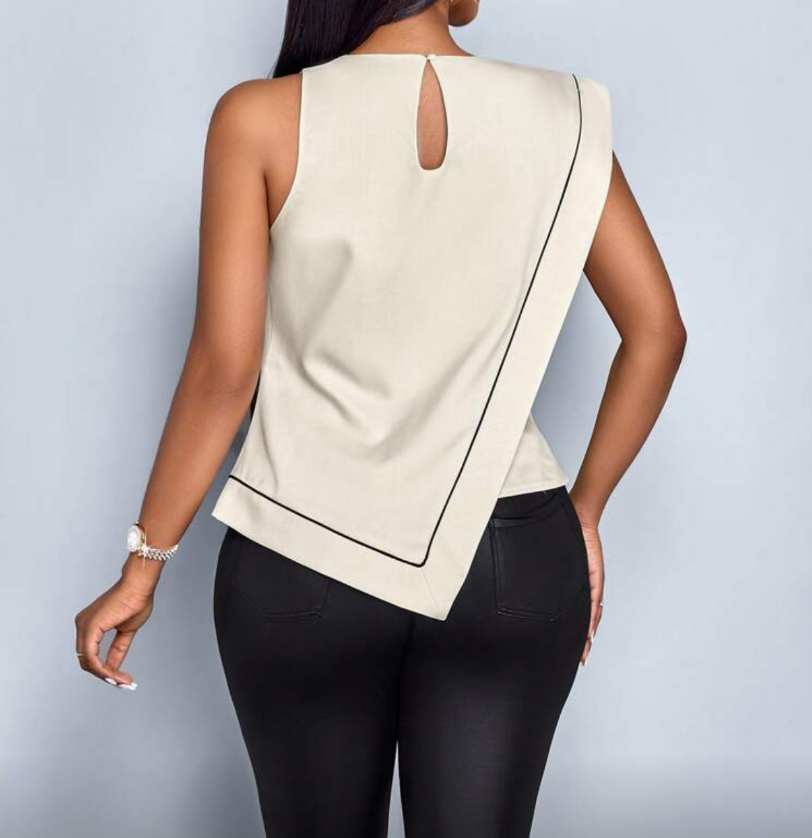 Modern Muse Asymmetric Blouse