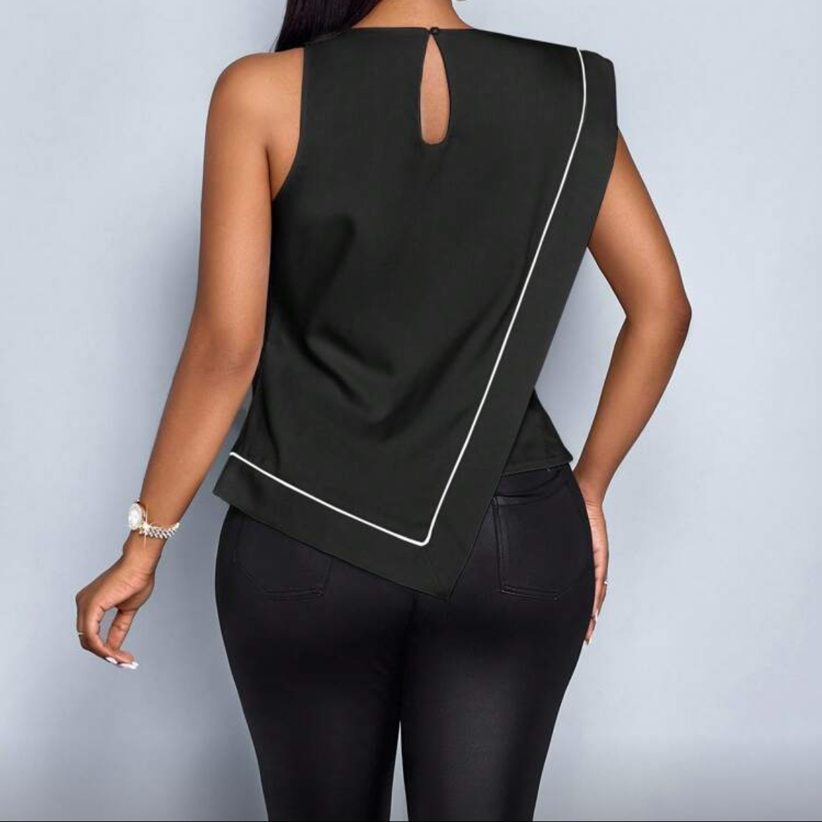 Modern Muse Asymmetric Blouse